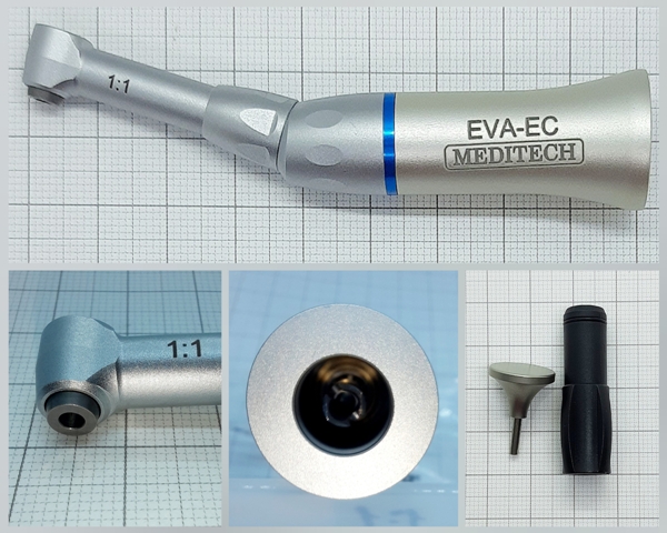 Наконечник микром.EVA-EC. угл.ортодонтический (MEDITECH) 1:1 возвратно-поступательные Ti-MaxX 